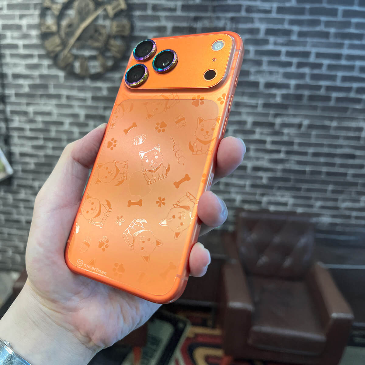 手機貼膜｜透明立體光雕膜